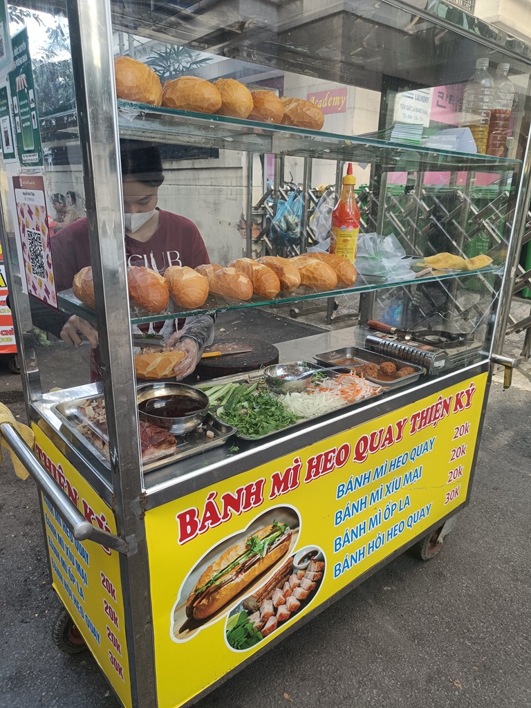 A banh mi stall